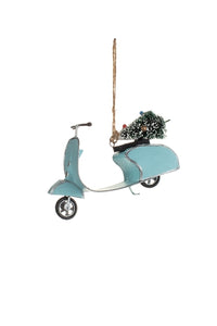 Tin Christmas Decorations - Bikes