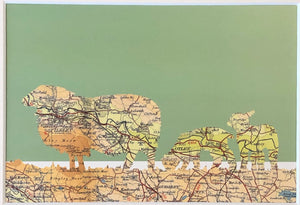 Wharfedale Sheep Print