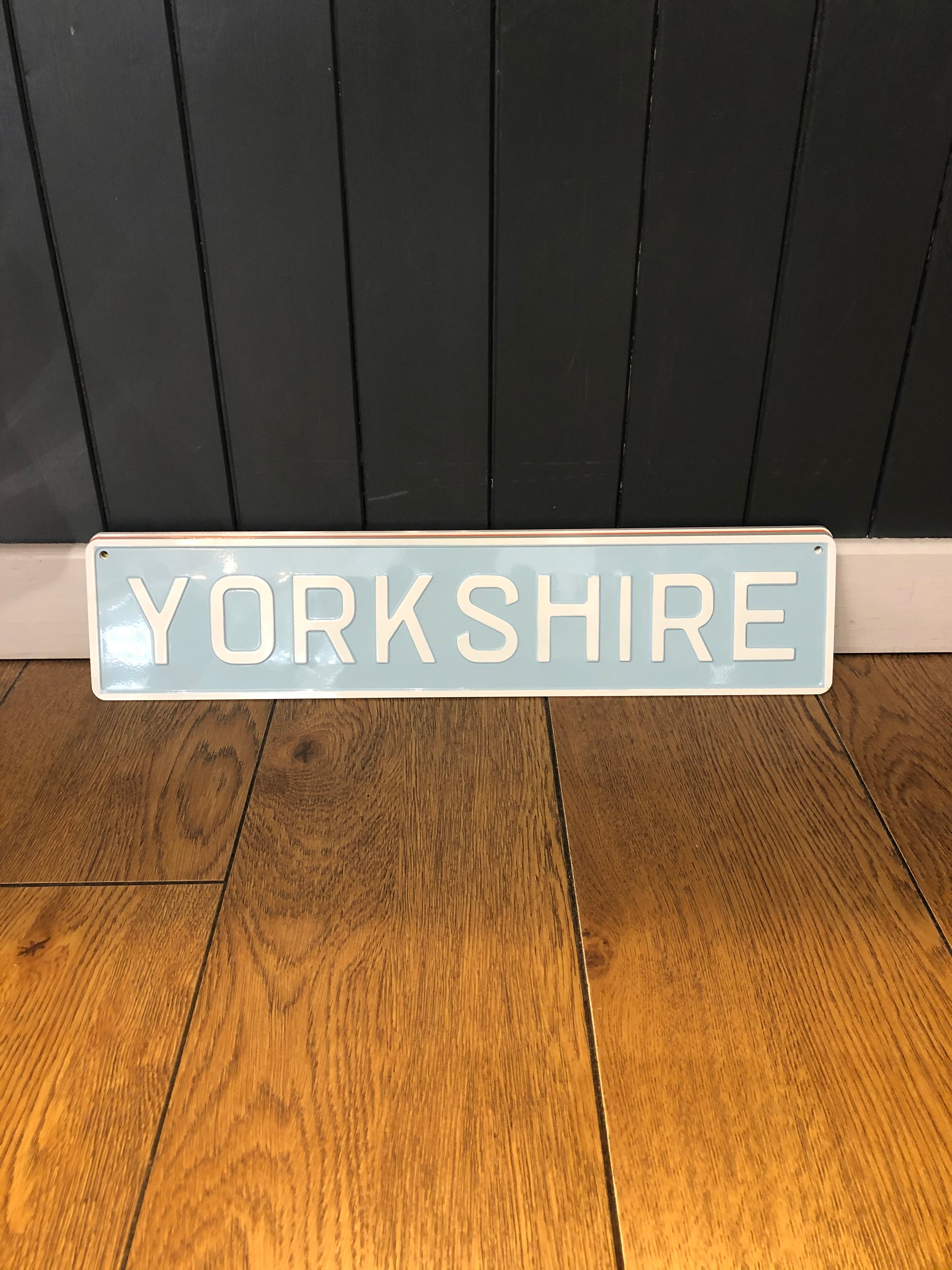 'Yorkshire' Enamel Sign