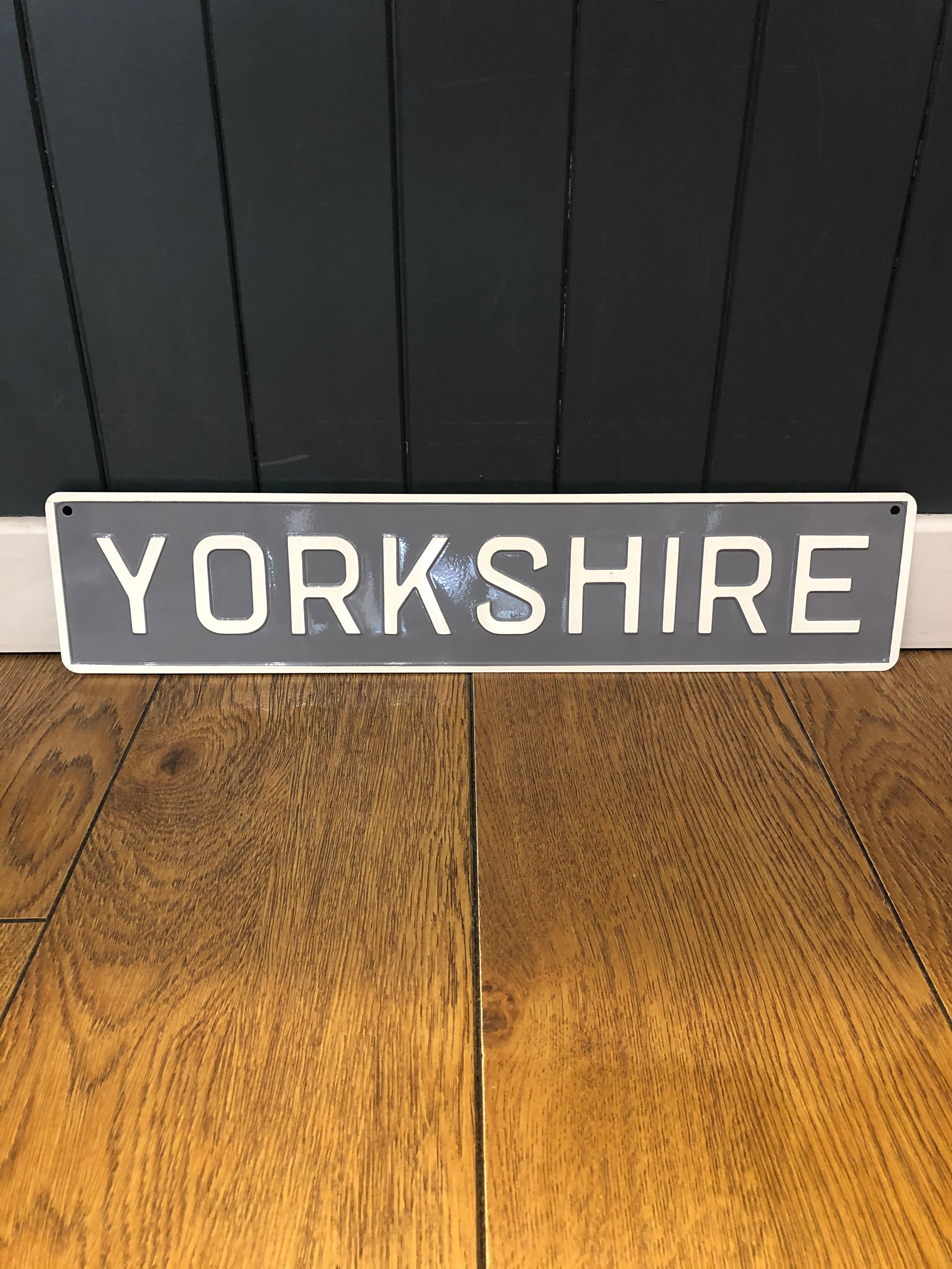 'Yorkshire' Enamel Sign