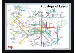 Framed ’Pubstops’ Print
