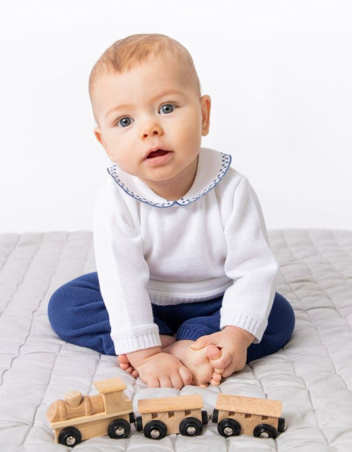 Baby Knitted Top & Trousers Set