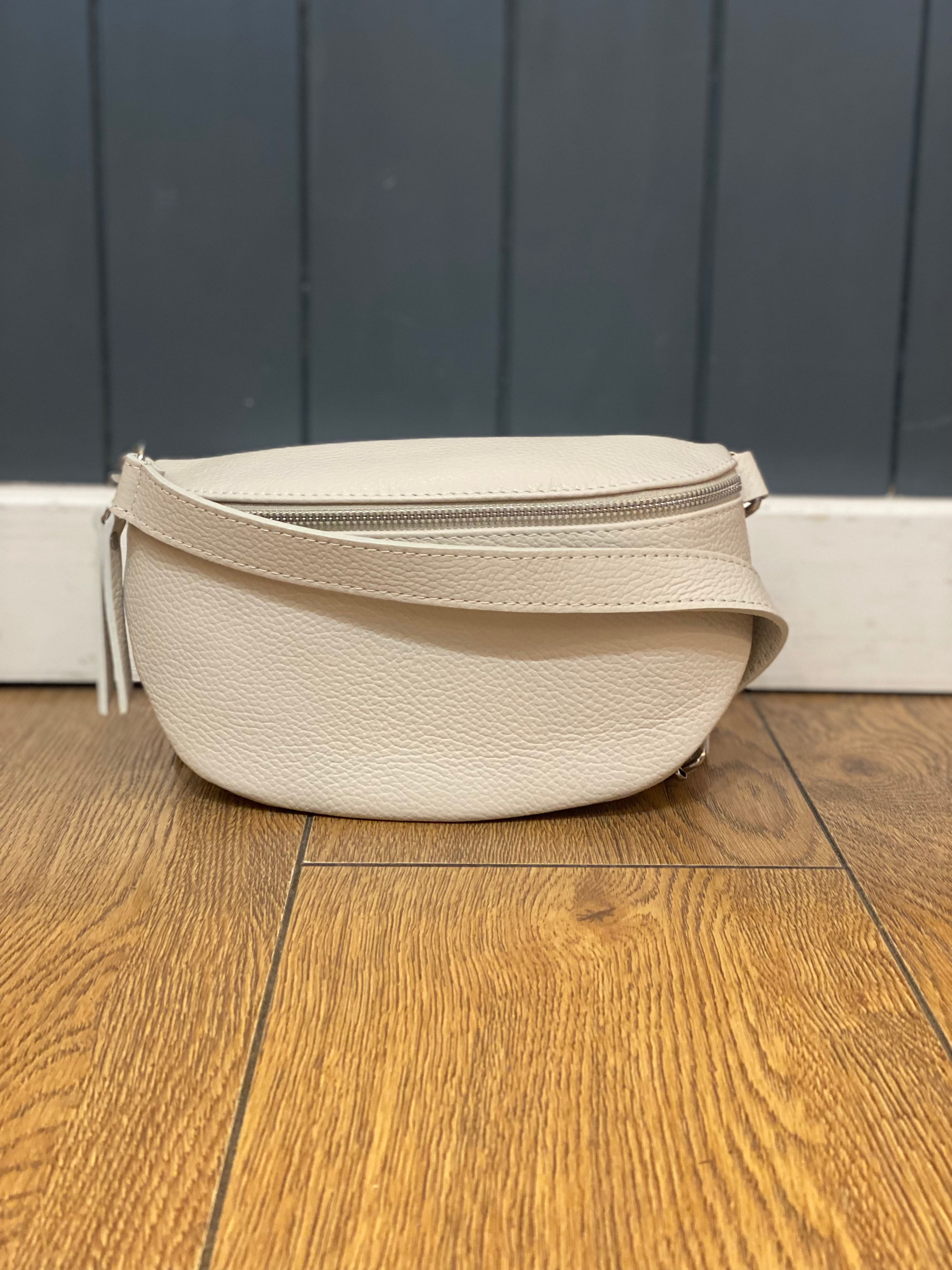 Leather Waist Crossbody Bag