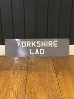 Load image into Gallery viewer, &#39;Yorkshire Lad&#39; Enamel Sign
