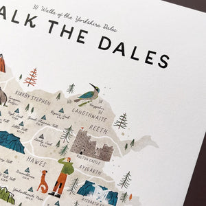 Walk The Dales - Framed