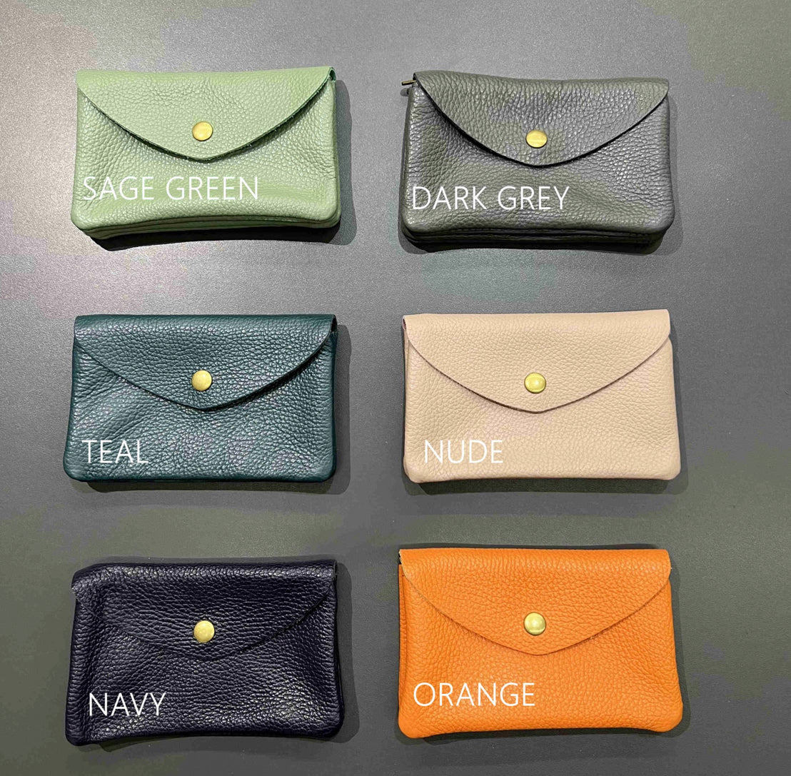 Large Leather Coin Purse