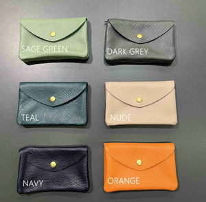 Large Leather Coin Purse