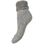 Load image into Gallery viewer, Plain Wool Blend Cuff Socks (Size 4-7)
