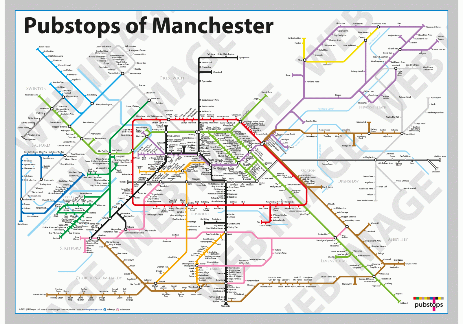‘Pubstops’ Print