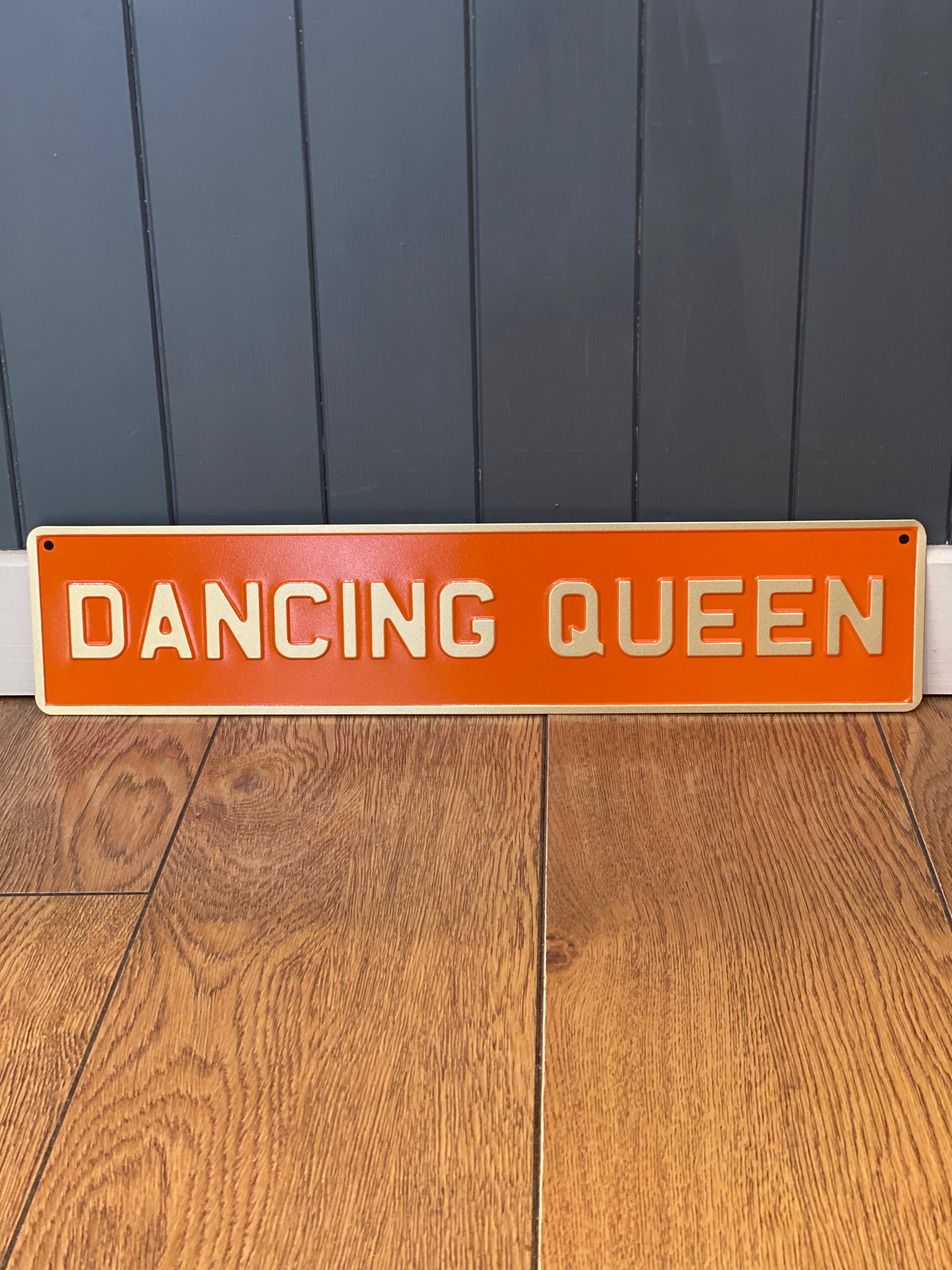 Kitchen Disco Enamel Sign