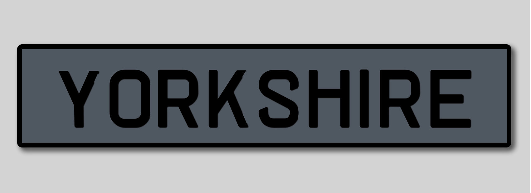 'Yorkshire' Enamel Sign
