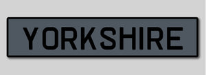 'Yorkshire' Enamel Sign