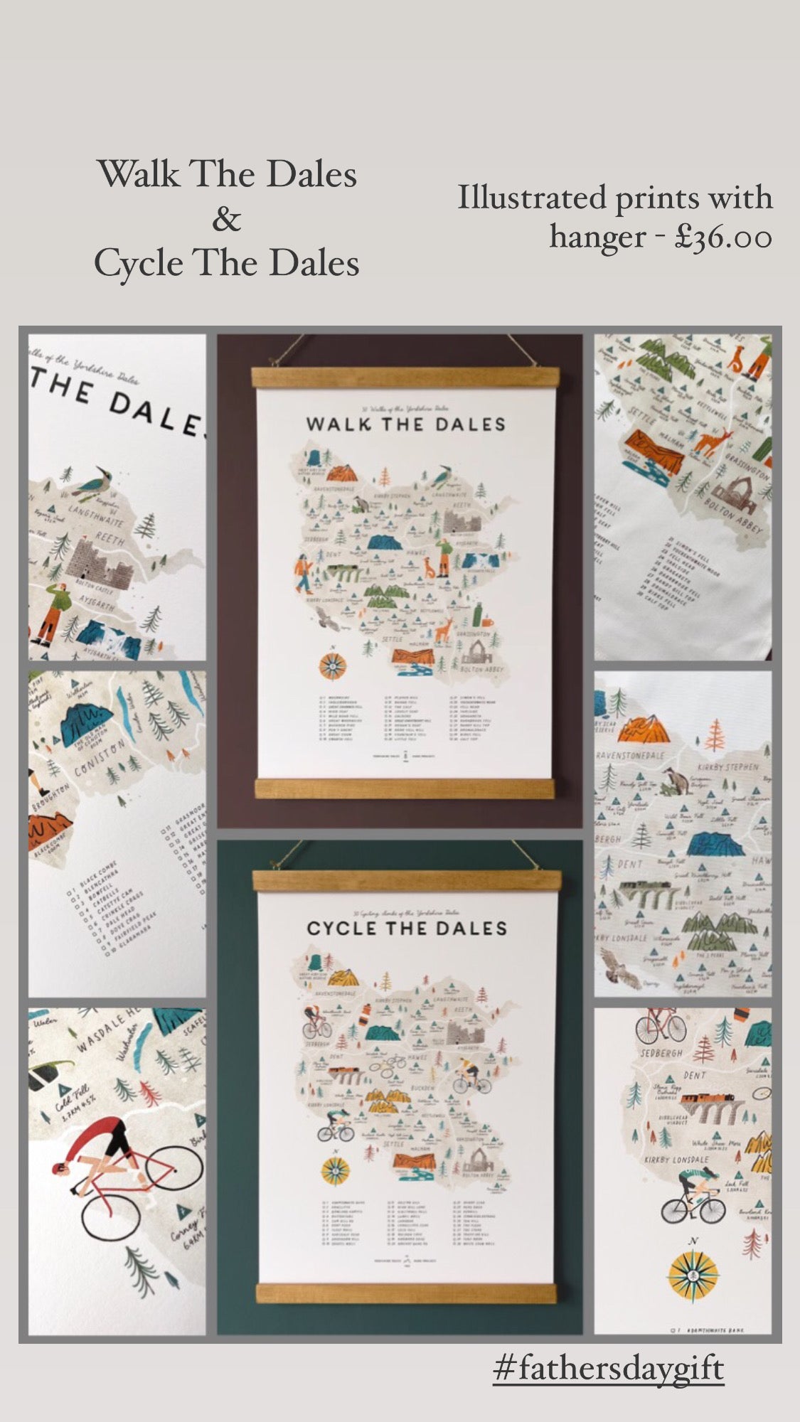 Walk The Dales - Framed