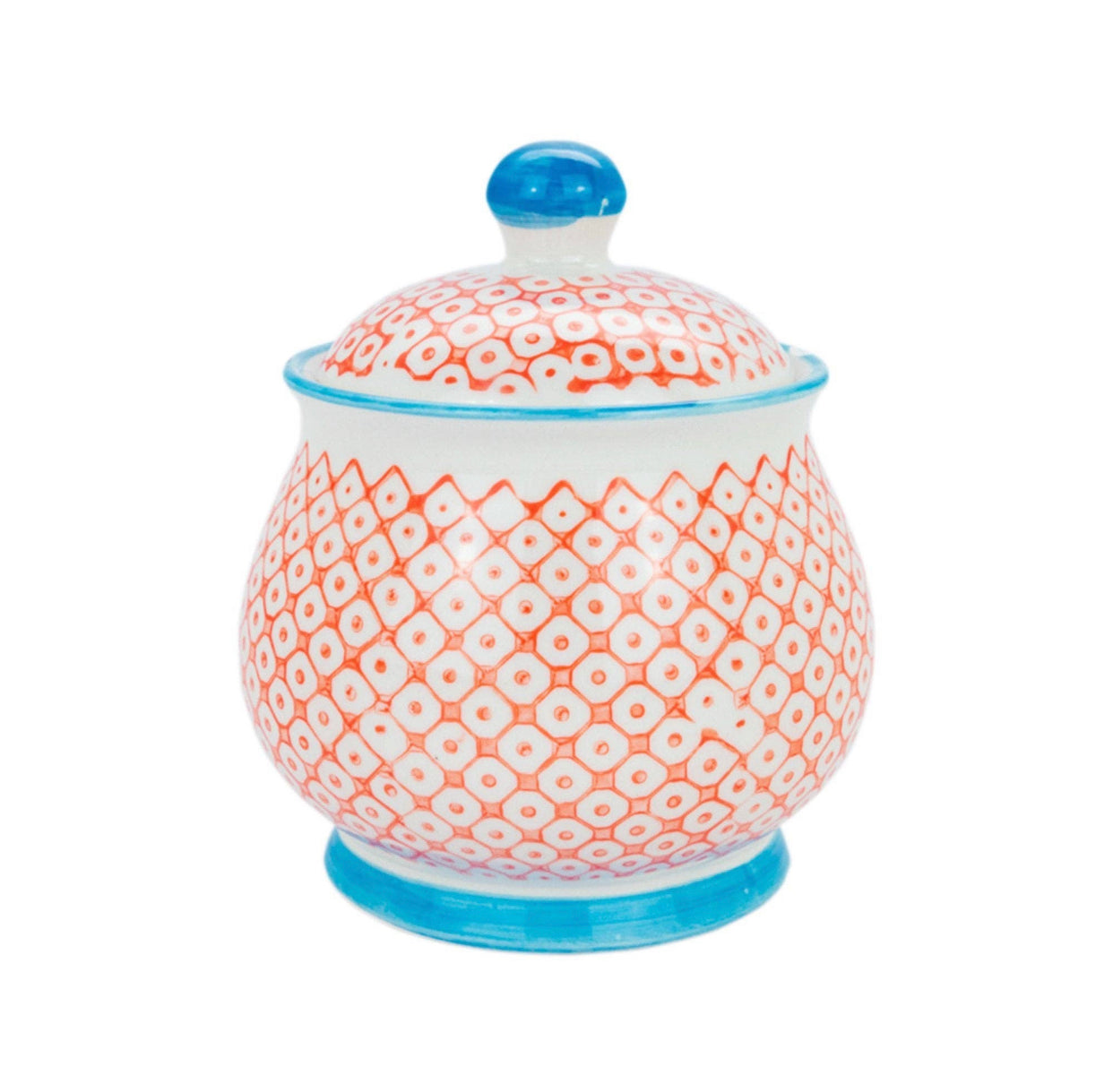 Patterned Sugar Bowl