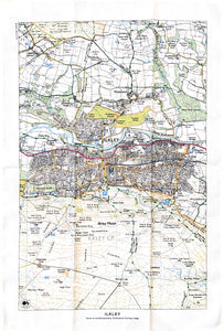 Map Tea Towel