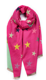 Load image into Gallery viewer, Star Cashmere Mix Scarf
