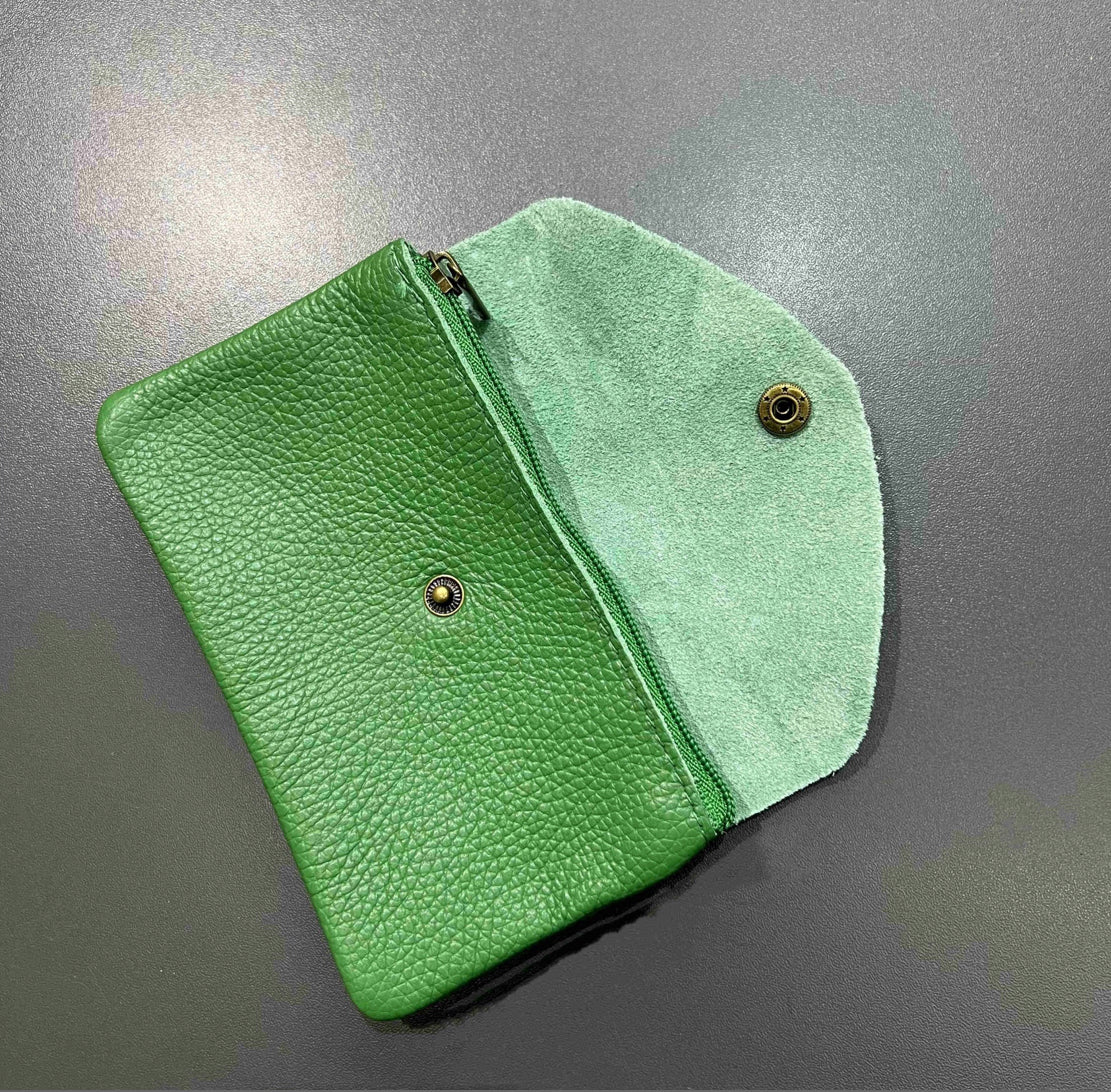 Large Leather Coin Purse