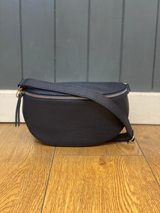 Leather Waist Crossbody Bag