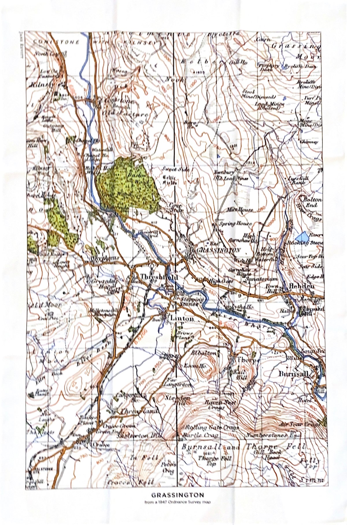 Map Tea Towel