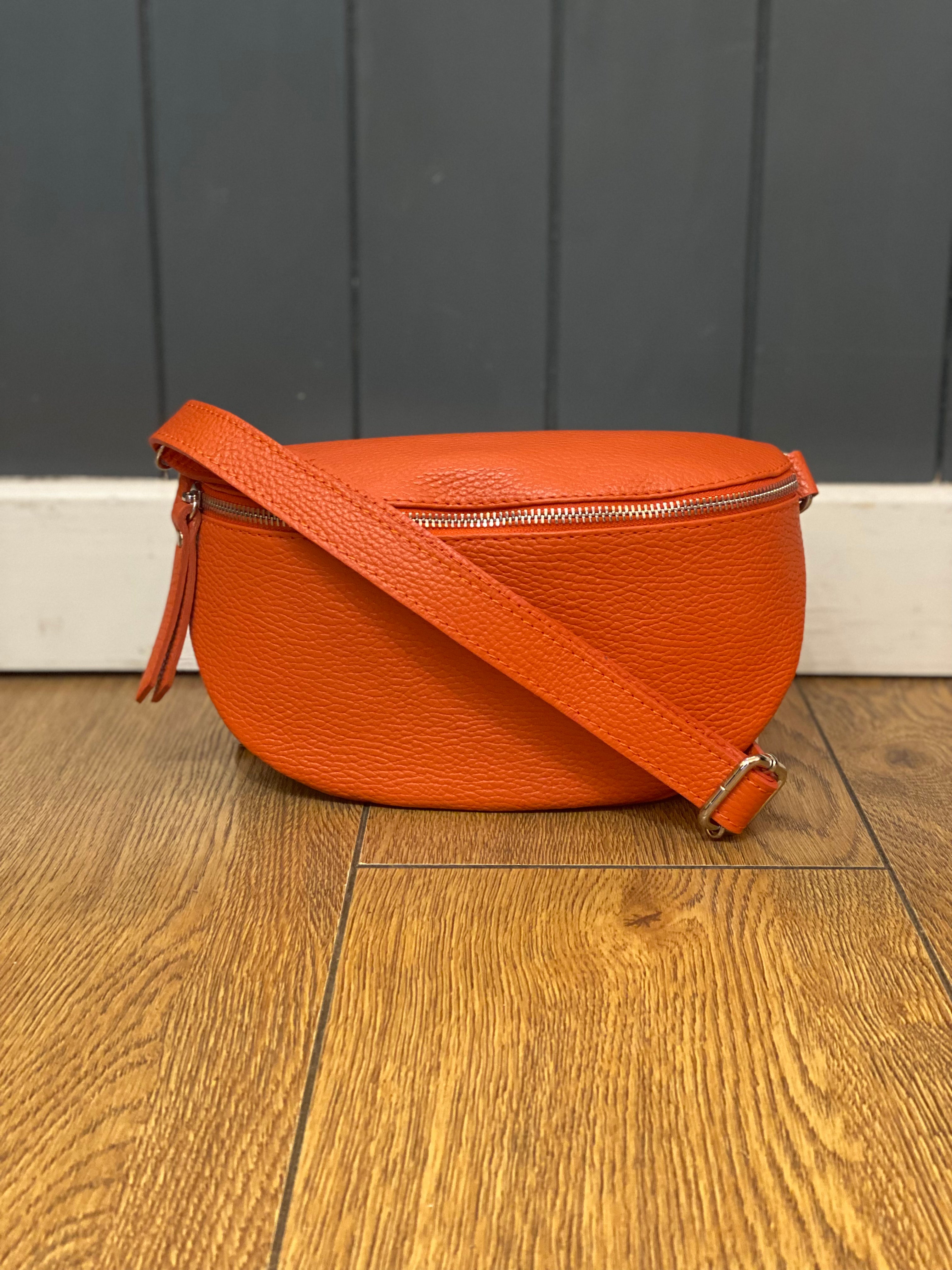Leather Waist Crossbody Bag
