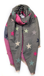 Load image into Gallery viewer, Star Cashmere Mix Scarf
