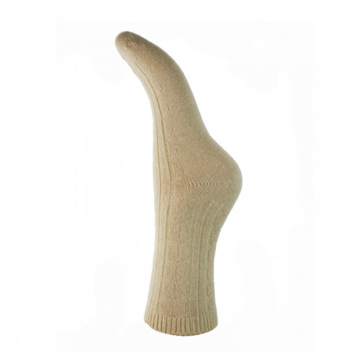 Ribbed Wool Blend Socks (Size 4-7)