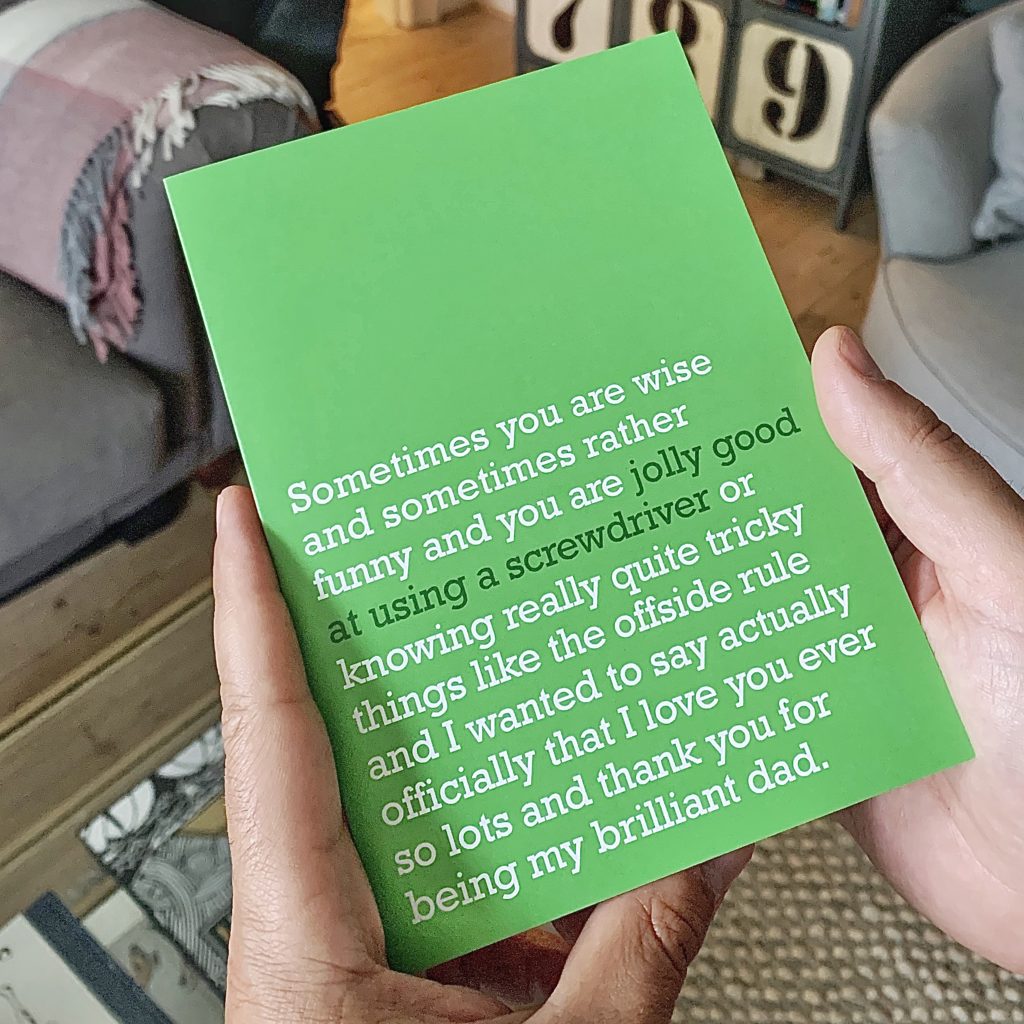 Dad Card