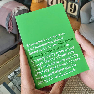 Dad Card
