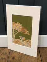 Load image into Gallery viewer, Framed Skipton Sheep &amp; Pine Picture
