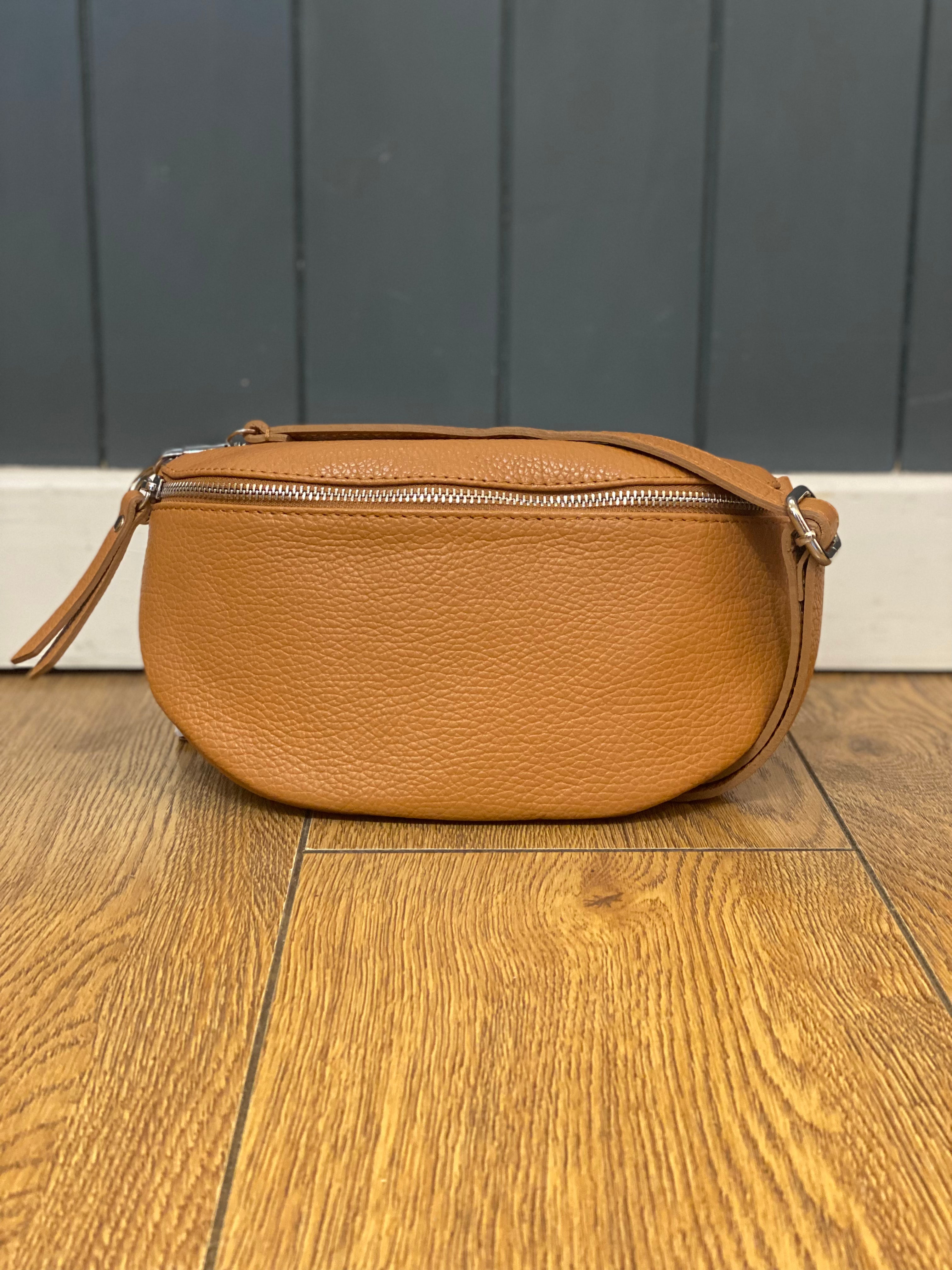Leather Waist Crossbody Bag