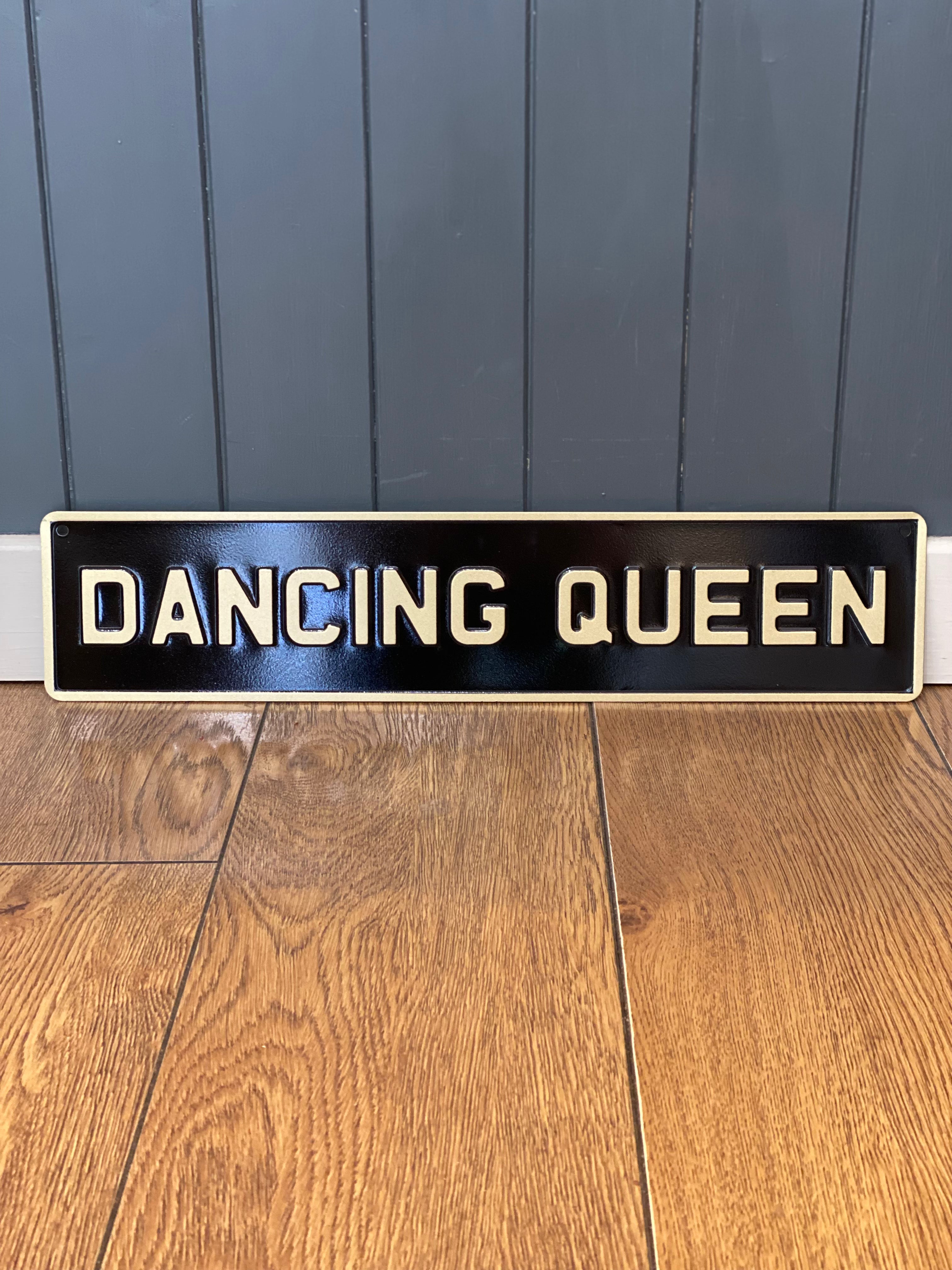 Kitchen Disco Enamel Sign