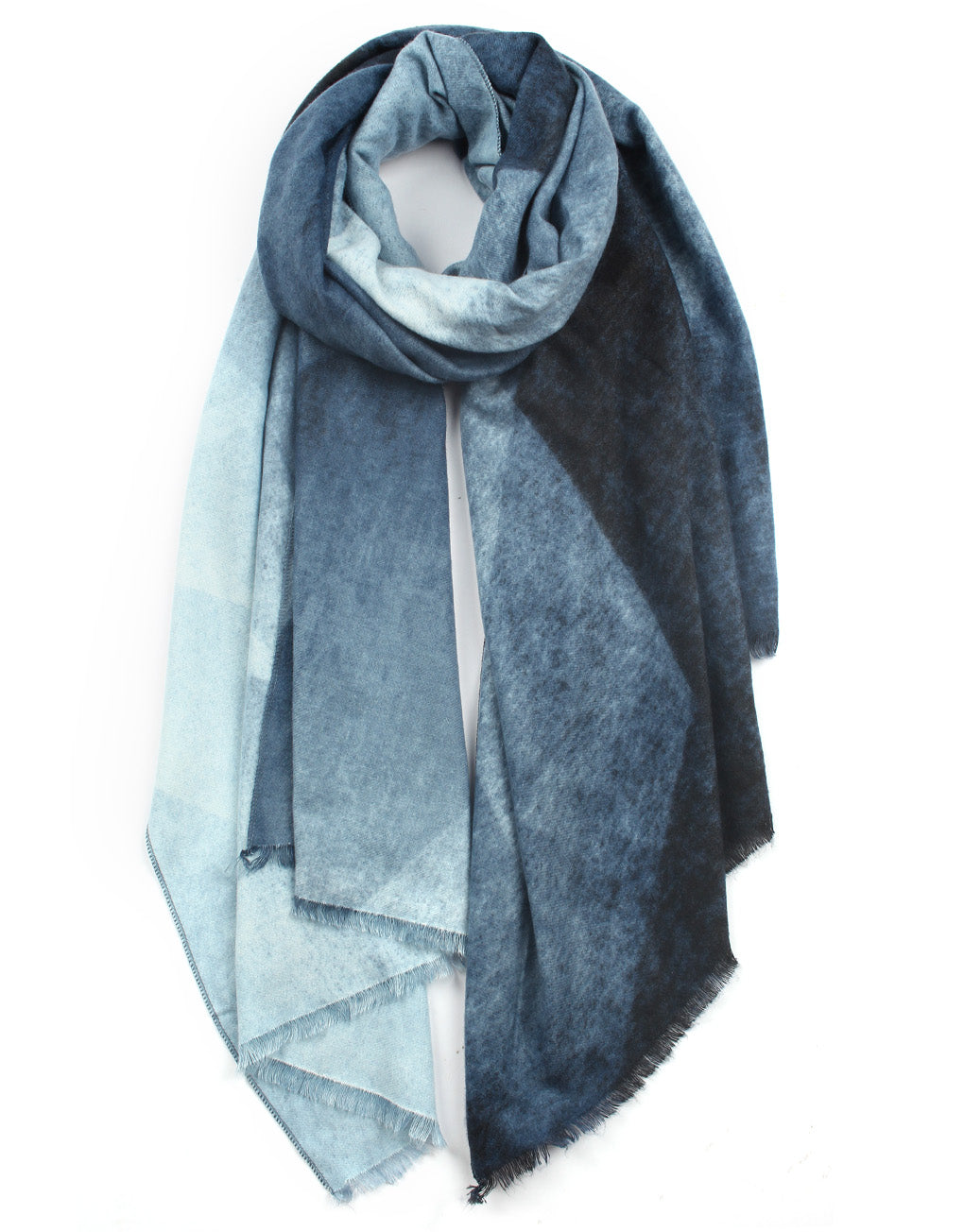 Gradient Cashmere Mix Scarf