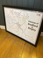 Load image into Gallery viewer, Framed ’Pubstops’ Print
