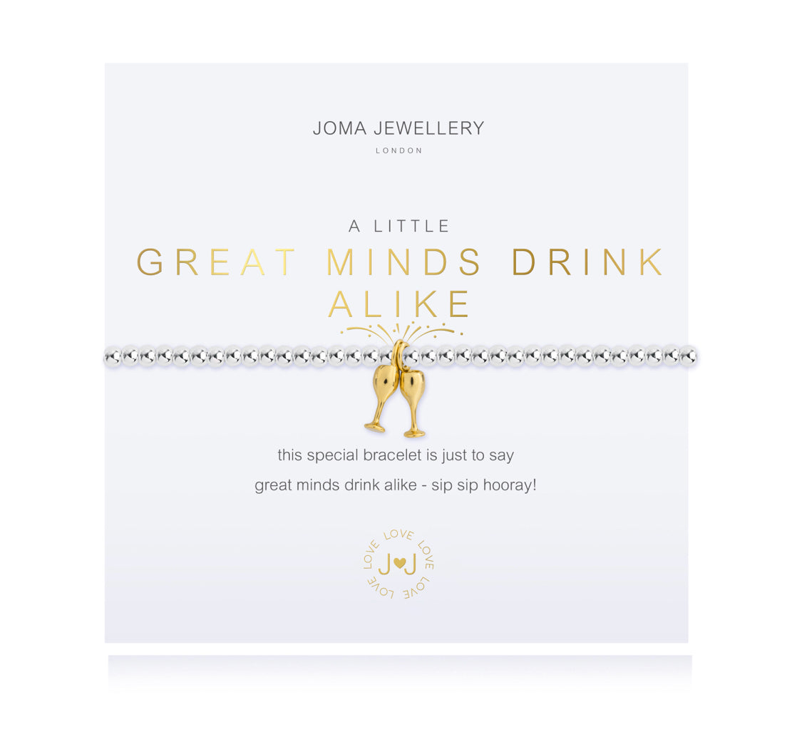 Joma Jewellery 'A Little' Great Minds Drink Alike