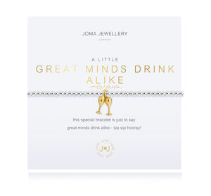 Joma Jewellery 'A Little' Great Minds Drink Alike