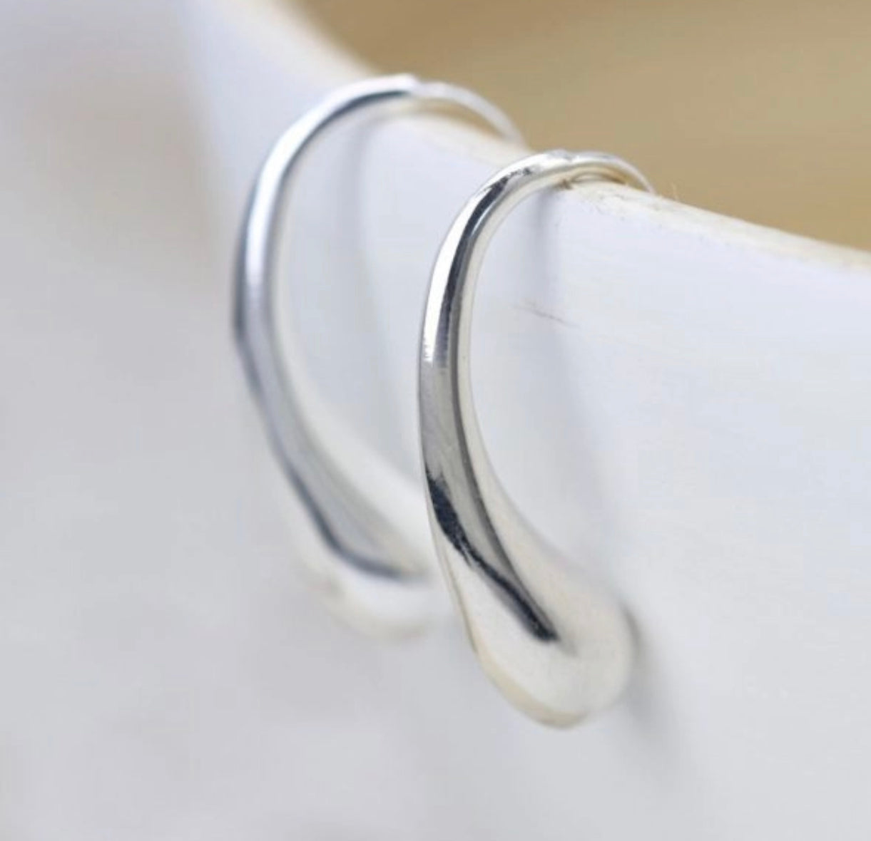 Earrings - Silver Drop