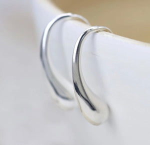 Earrings - Silver Drop