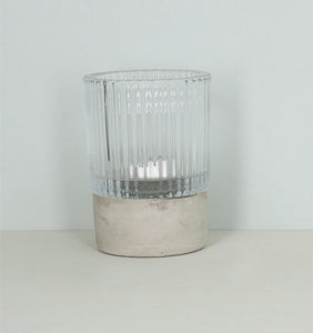 GG Ribbed T-Light Holder