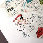 Load image into Gallery viewer, Framed Cycle The Lakes Print

