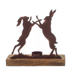 Load image into Gallery viewer, Votive - Boxing Hares
