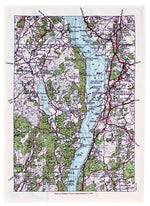 Load image into Gallery viewer, Map Tea Towel
