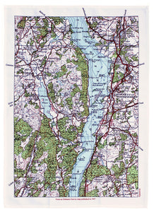 Map Tea Towel