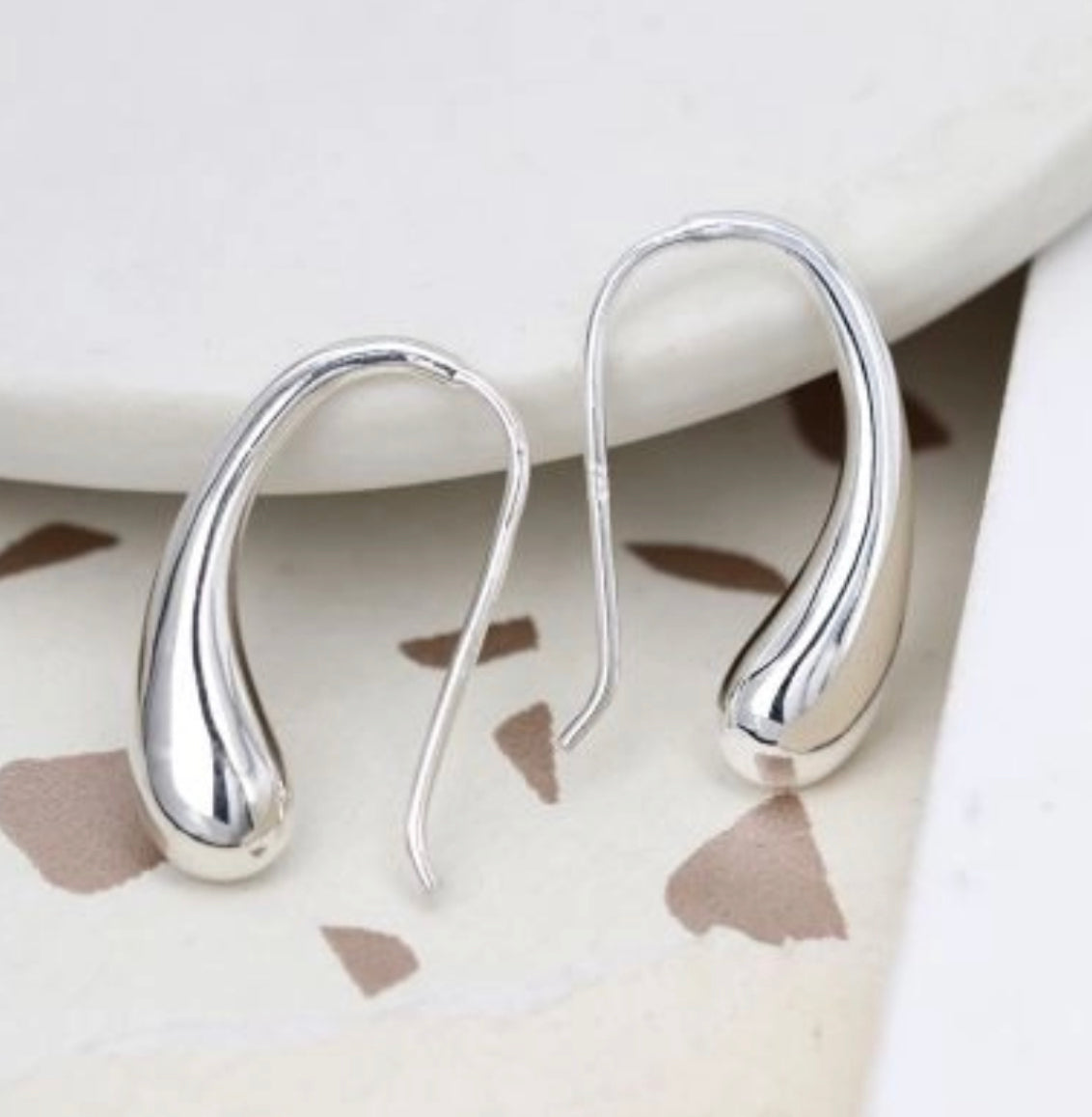 Earrings - Silver Drop