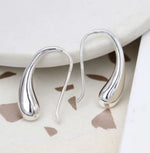 Load image into Gallery viewer, Earrings - Silver Drop
