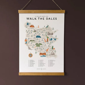 A3 Walk The Dales Print
