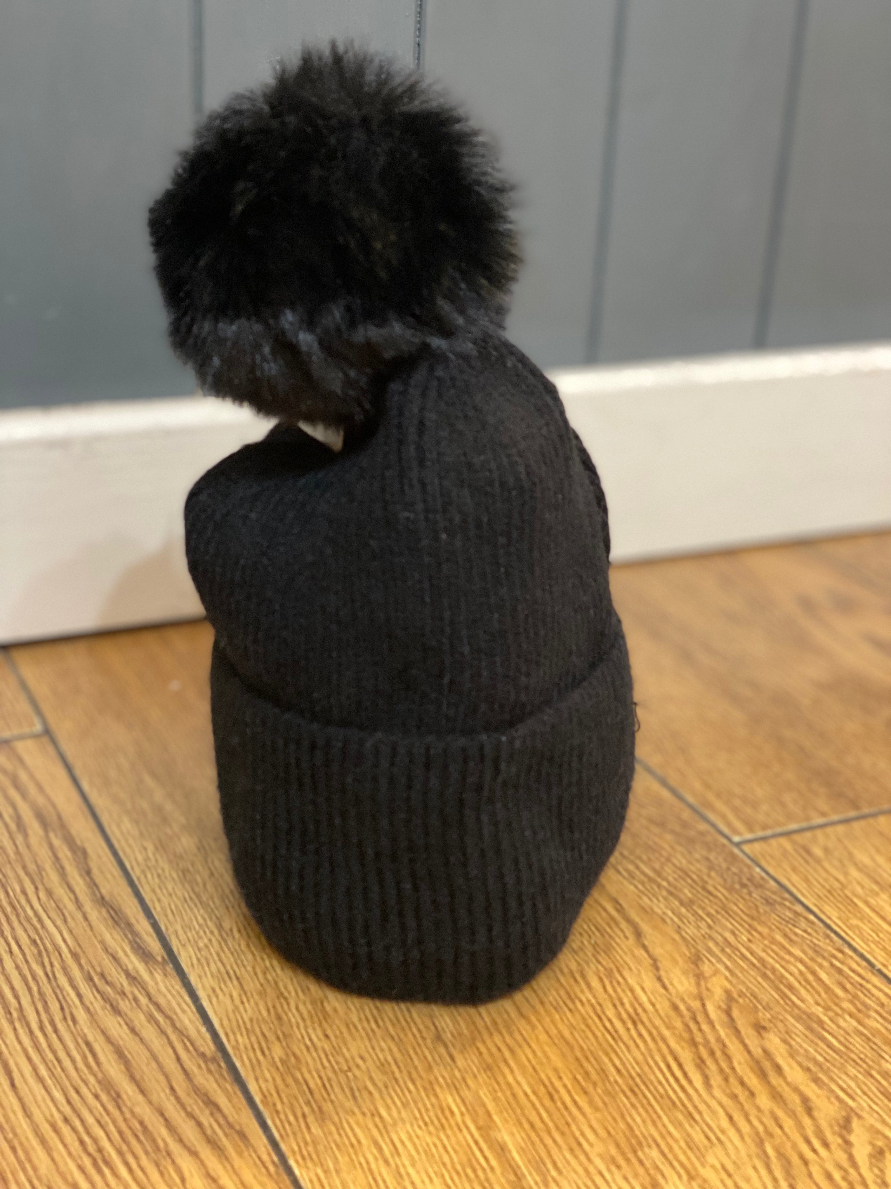 Cashmere Mix Pom Pom Hat