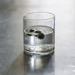 Etched Water Glass - Stars