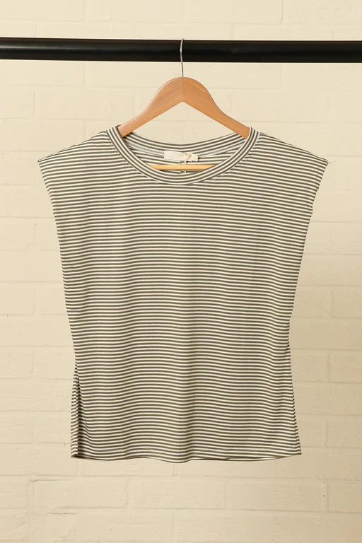 Short Sleeve Stripe Top