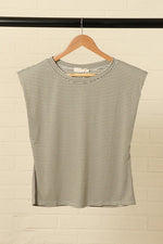 Load image into Gallery viewer, Short Sleeve Stripe Top
