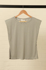 Load image into Gallery viewer, Short Sleeve Stripe Top
